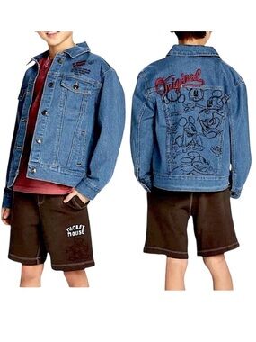 Disney Mickey Mouse Jacket denim with the original style of Mickey Mouse 9 10